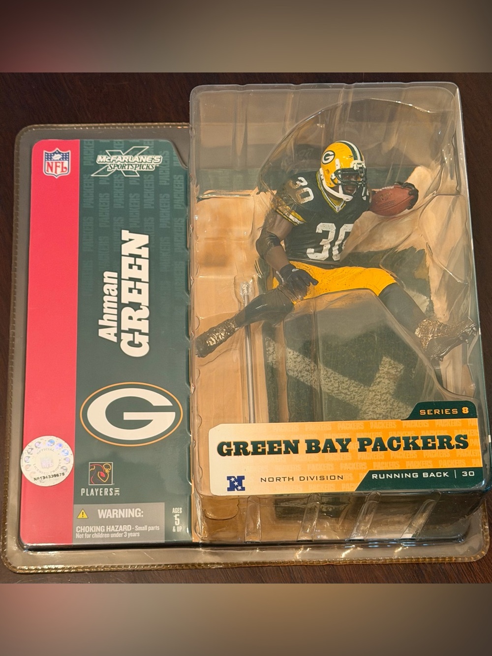 McFarlane SportsPicks Ahman Green Green Bay Packers Figure - Green and Yellow